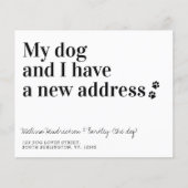 Budget Nous Avons Déplacé Mon Chien Et Ma Carte De (Devant)