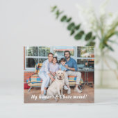 Budget Nous Avons Déplacé Pet Moving Carte Faire-p (Debout devant)