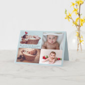 BUDGET Nouveau Faire-part bébé photo Collage (Fleur jaune)