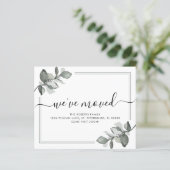 Budget Nouvelle Maison Élégante Eucalyptus Carte d (Debout devant)