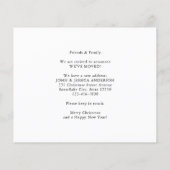 Budget Nouvelle maison Wreath Photo Holiday Carte (Dos)