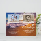 Budget Oceenduif-rouwkaart (Staand voorkant)