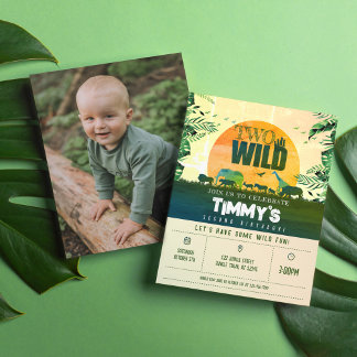 Budget Oerwoud Animals Twee Wild Foto Verjaardag