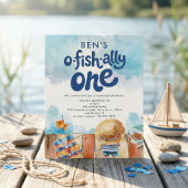 Budget Ofishally One Fishing Boy 1st Party invite