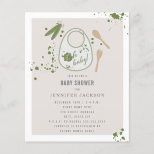 Budget Oh Baby Peas Baby shower