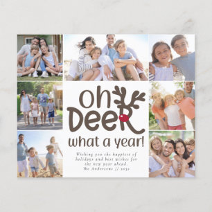 Budget Oh Deer Quelle année photo Carte de vacance