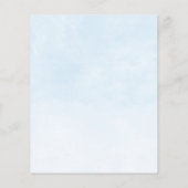 Budget Olifant Balloons Baby shower Invitation (Achterkant)