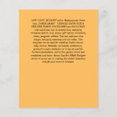 BUDGET OLIVE LEAVES Modern minimalist Weddenschap Flyer (Achterkant)