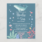 Budget Onder Het Zee Oceaan Baby shower Mama Pa (Voorkant)