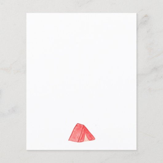 Budget ONE Happy Camper Bossen Camping 1e Verjaard (Achterkant)