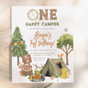 Budget One Happy Camper Houten Beer Jongen 1e Verj