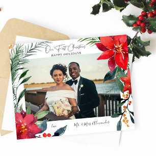 Budget Onze Eerste Kerstdagen Poinsettia Foto
