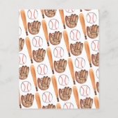 Budget Onze Kleine Slugger Bat Baseball Verjaardag (Achterkant)