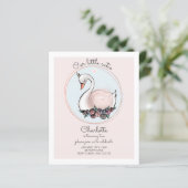 BUDGET Onze kleine uitnodiging voor Cutie Pink Swa (Staand voorkant)