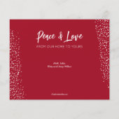 Budget Ornament Vette kerstfeestdag Kaart (Achterkant)