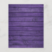 Budget Paarse Houten Lichten Metselwerk Pot Trouw  (Achterkant)