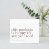 Budget Pakket Blij om u te zien Dank u Business (Staand voorkant)