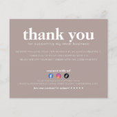 Budget Pakket Blij om u te zien Dank u Business (Achterkant)