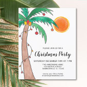 Budget Palm Tree Sun-kerstfeest