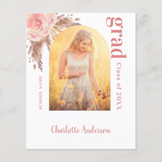 Budget pampagras blush verloopdank je (Voorkant)