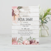 BUDGET Pampas Fête des mariées PHOTO Invitation (Debout devant)