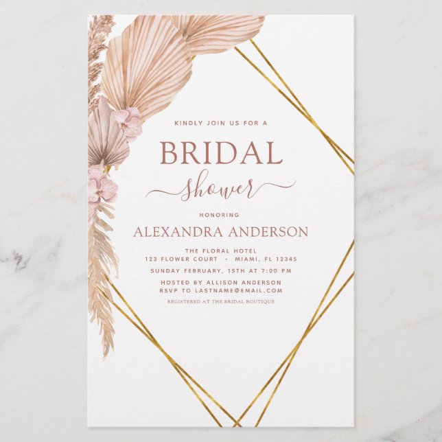 Budget Pampas Grass Vrijgezellenfeest Bohemian Boh (Voorkant)