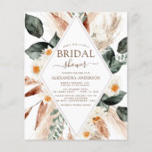 Budget Pampas Grass Vrijgezellenfeest Boho Eucalyp Flyer (Voorkant)