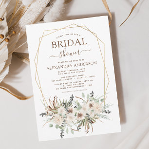 Budget Pampas Grass Vrijgezellenfeest Boho Eucalyp Flyer
