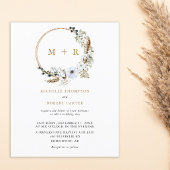 Budget Pampas Grass Wedding Boho Terracotta