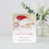 BUDGET pas si Silent Nights Baby Carte photo (Debout devant)