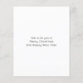 BUDGET pas si Silent Nights Baby Carte photo (Dos)