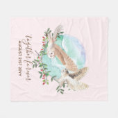 BUDGET Passen getrouwd Aangepaste bruiloft cadeaut Fleece Deken (Voorkant (Horizontaal))