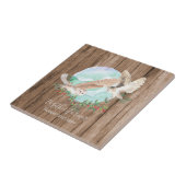 BUDGET Passen getrouwd Aangepaste bruiloft cadeaut Tegeltje (Zijkant)