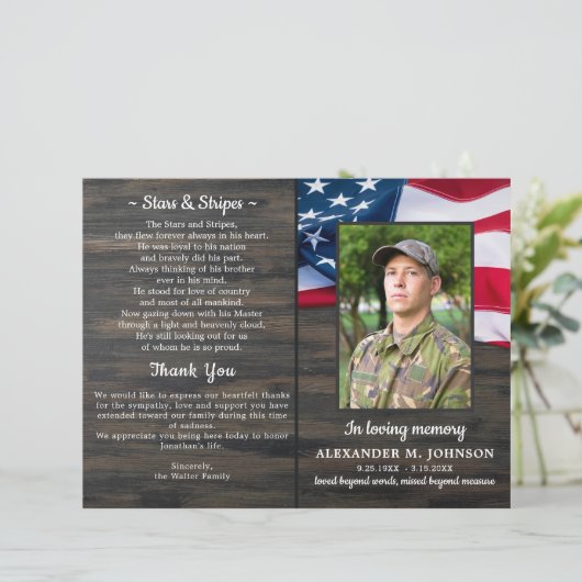 Budget Patriotique Funéraire Programme commémorati (Debout devant)