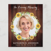 Budget Pays Funéraire Sympathie Merci Cartes (Devant)