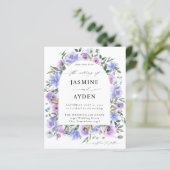 Budget Peri en Paarse Floral Arch Wedding (Staand voorkant)