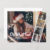 Budget Personalized Foto Oh What Fun Kaart (Voorkant / Achterkant)