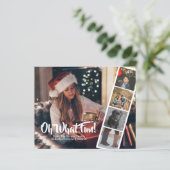 Budget Personalized Foto Oh What Fun Kaart (Staand voorkant)