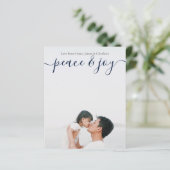 Budget persoonlijke Kaart voor foto- en tekstkerst (Staand voorkant)