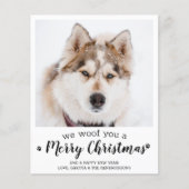 Budget Pet Photo 2025 Calendrier Chien Carte de No (Devant)