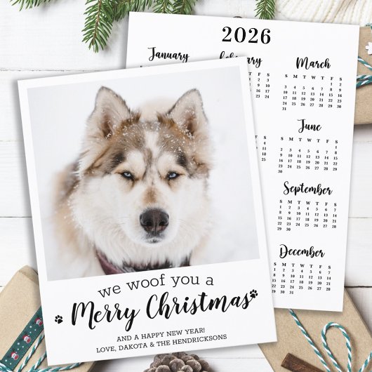 Budget Pet Photo 2025 Calendrier Chien Carte de No