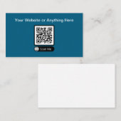 Budget Petite quantité Code QR Cartes de visite (Devant / Derrière)
