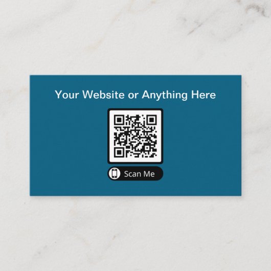 Budget Petite quantité Code QR Cartes de visite (Devant)