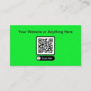Budget Petite quantité Code QR Cartes de visite