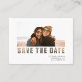 Budget Photo All in One QR Code Wedding Invitation (Devant)