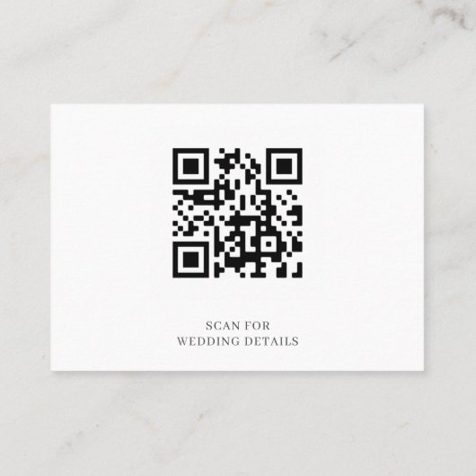 Budget Photo All in One QR Code Wedding Invitation (Dos)