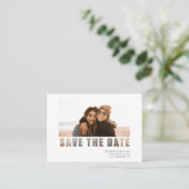 Budget Photo All in One QR Code Wedding Invitation Visitekaartje (Staand voorkant)