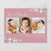 Budget Photo Carte de remerciements bébé | Eucalyp (Devant)