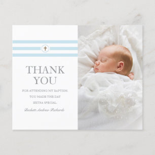 Budget Photo Christening Baptême Carte de remercie