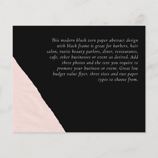 Budget Photo Collage Event Uitnodiging bruiloft Flyer (Achterkant)